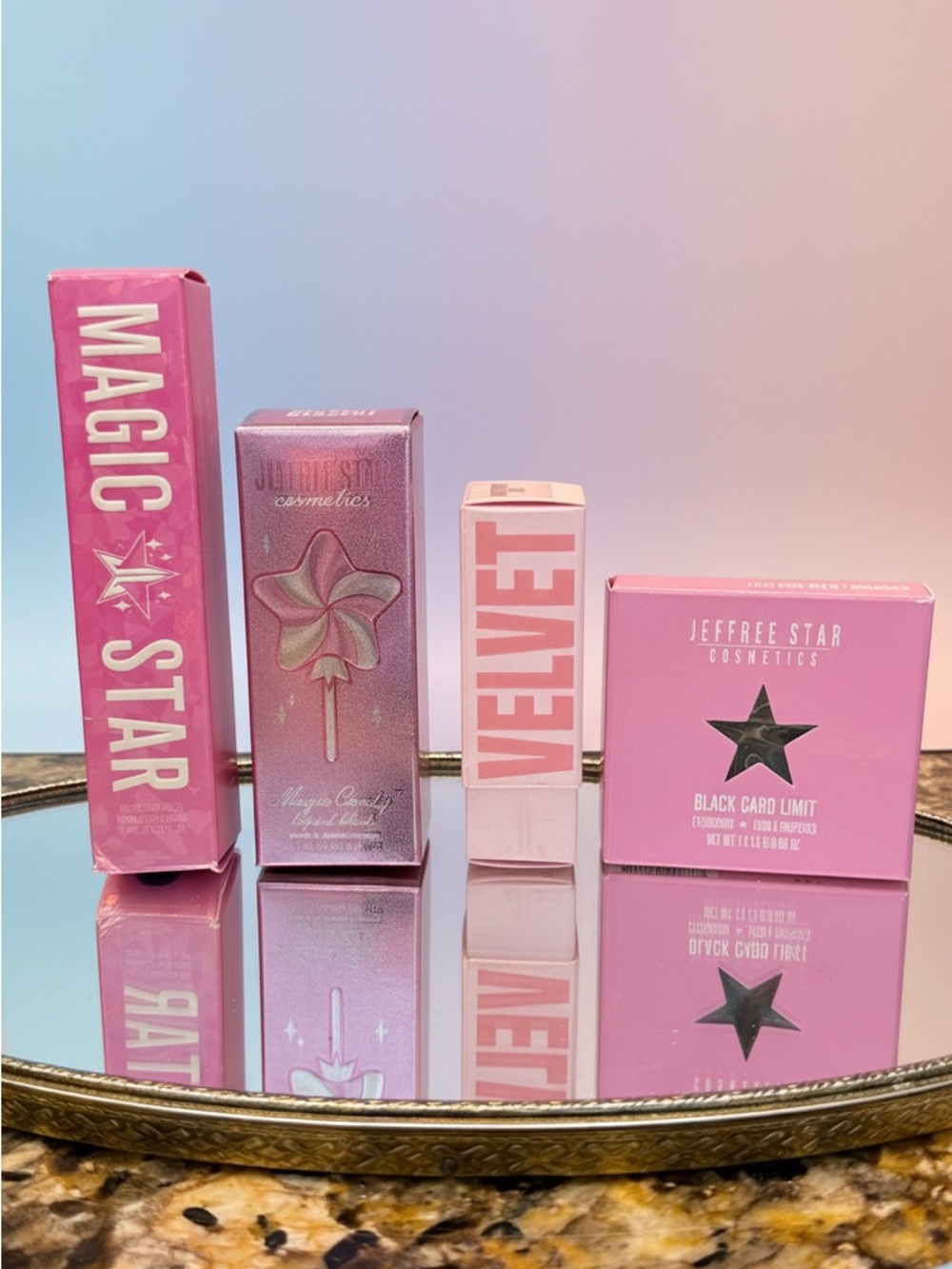 Jeffree Star Glam Beauty Lot of Liquid Blush Concealer Lipstick Eyeshadow Bundle